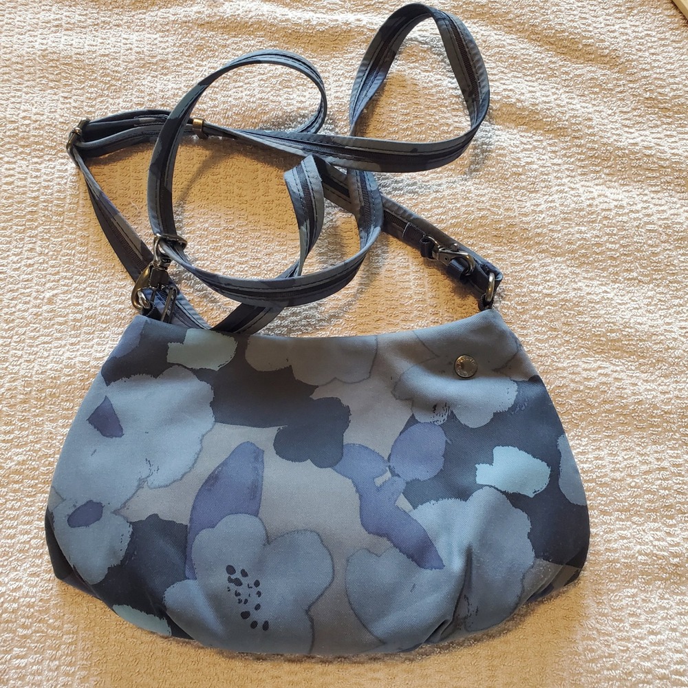 Pacsafe Citysafe CX Small Crossbody 20400 Blue Floral Camo Anti-Theft Bag